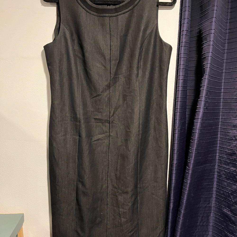 Adrienne Vittadini Black Midi Dress